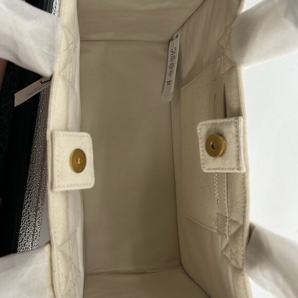 Sandro Kabash Quilted Tote Bag - Ecru - New with tags $320 MSRP - Picture 7 of 8